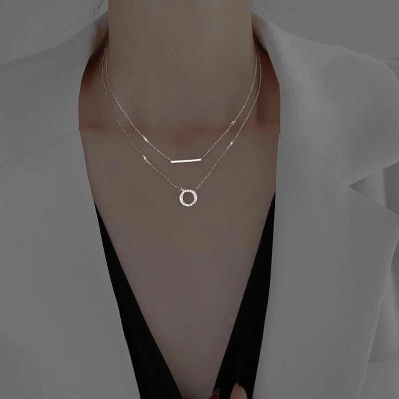 Chic Silver Elegant Necklaces